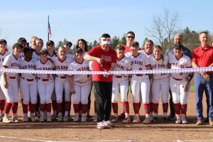 Image of Lyndon Field Softball Complex ribbon cutting.