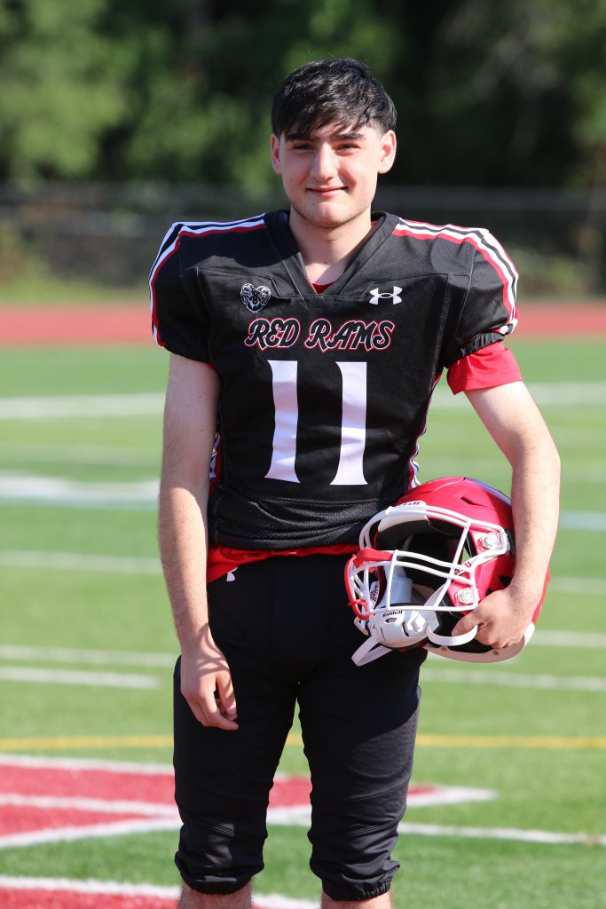 J-D High School senior Sammy Tadevossian poses for photo in unifirm.